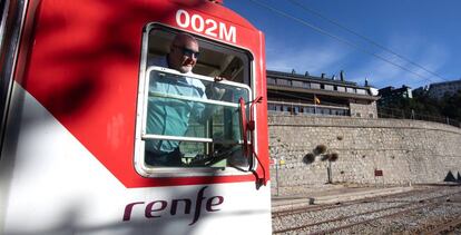 Un conductor de Renfe. 