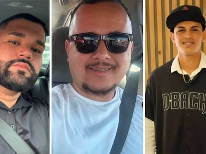 Daniel Nuñez, Eduardo Osal Mujica and Elomar Alexander Reyes