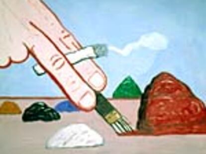 'Sin título' (1978), óleo sobre lienzo de Philip Guston.