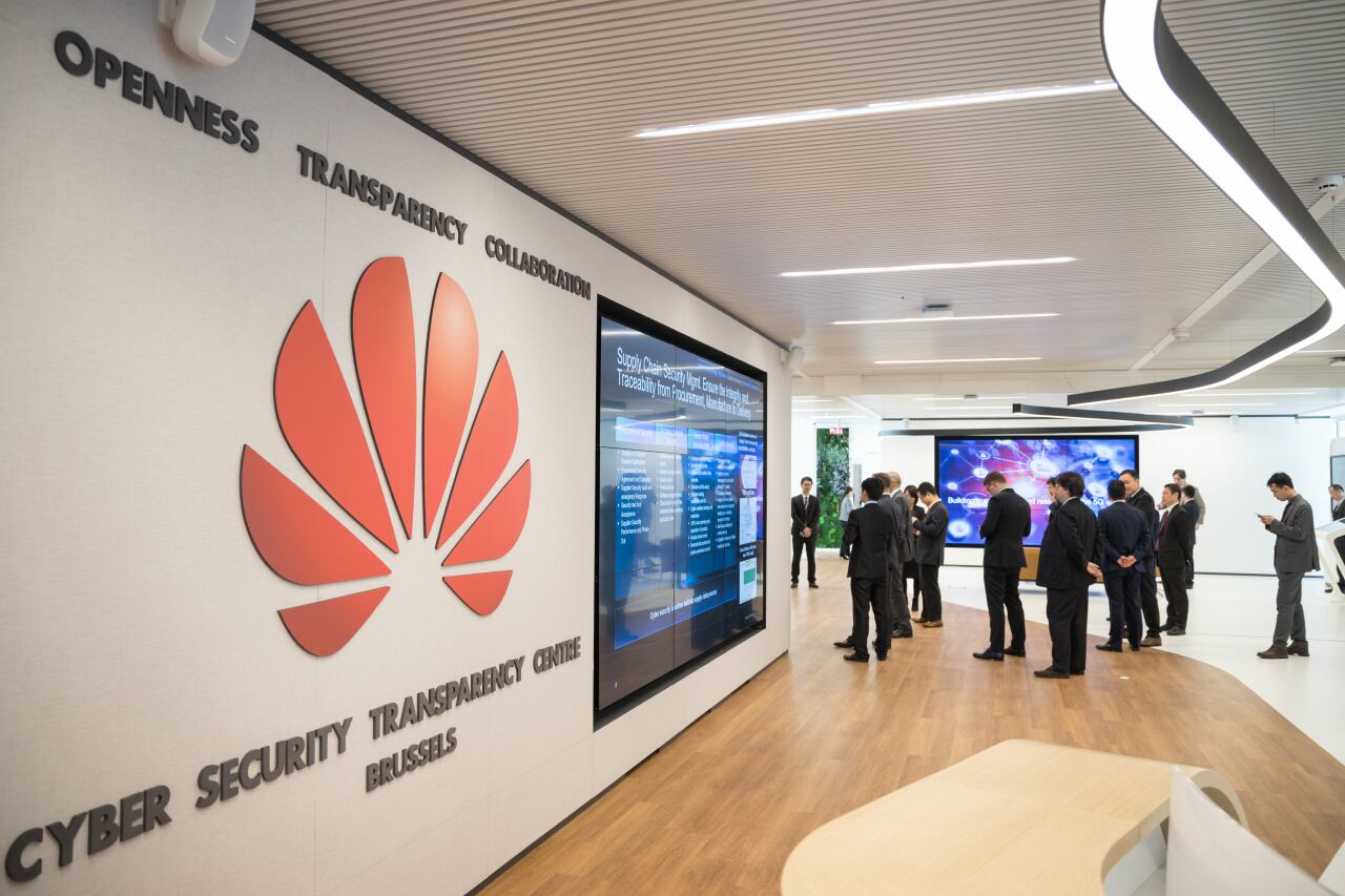 Centro de ciberseguridad y transparencia en Bruselas.