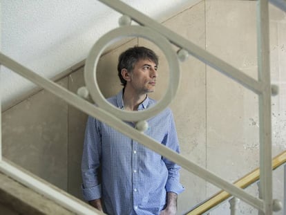 Juan Tallón, el pasado viernes en la sede de la editorial Círculo de Tiza, en Madrid.