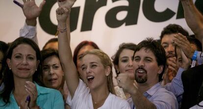 Liliana Tintori, wife of jailed Venezuelan opposition leader Leopoldo López.