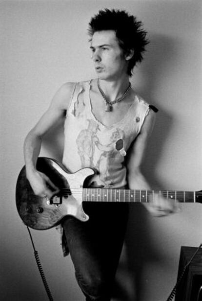 Sid Vicious en 1977.