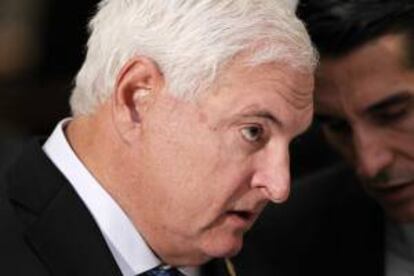 En la imagen, el presidente de Panamá, Ricardo Martinelli. EFE/Archivo