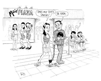 <p>Durante su día libre, que suele ser el domingo, las empleadas acostumbran a citase en espacios públicos para hacer picnics o en las inmediaciones de algunos centros comerciales como Lucky Plaza, el preferido por las filipinas, el City Plaza, donde se reúnen las indonesias, o Península Plaza en el caso de las birmanas.</p> <p>Allí parecen apresuradas por aprovechar su escaso tiempo, hacer amigos o conocer a otros migrantes que se acercan en busca de un romance. El domingo siempre es corto para ellas. Al caer la noche deben regresar a los lugares donde trabajan y se hospedan.</p> <p>Texto: Ana Salvá</p>