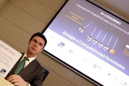 El ministro de Industria, Energía y Turismo, José Manuel Soria.