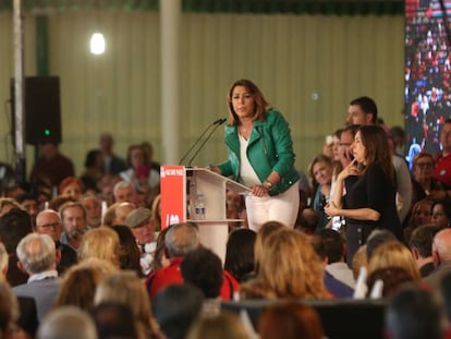 La secretaria general del PSOE andaluz, Susana Díaz, el pasado viernes.