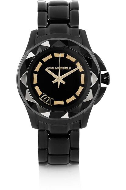 El universo Karl Lagerfeld llevado a la relojería (393,85 euros).
