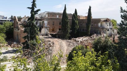 El Noviciado de las Damas Apostólicas, un convento en ruinas en el Paseo de la Habana 198, de Madrid.