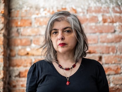 La escritora argentina Mariana Enríquez, el 21 de noviembre de 2023 en Ciudad de México.