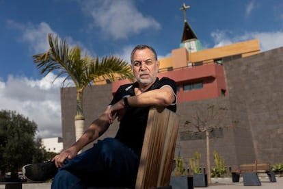 24.01.22. San Bartolomé de Tirajana (Gran Canaria). Pablo Jiménez denuncia haber sido abusado sexualmente desde los doce hasta los quince años por un diocesano de Santander, en Santander . Foto Quique Curbelo