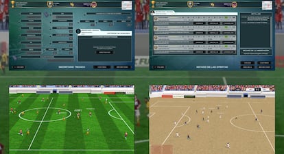 Una imagen de la página web de 'PC Fútbol 8'.