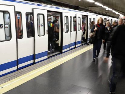 Estaci&oacute;n de Pac&iacute;fico de la L&iacute;nea 1 del Metro de Madrid.