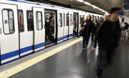 Estación de Pacífico de la Línea 1 del Metro de Madrid.