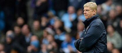 Arsene Wenger, en un partido del Arsenal.