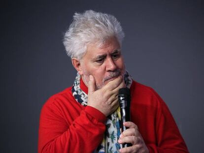 Pedro Almodóvar en Nueva York, el pasado 2 de diciembre.