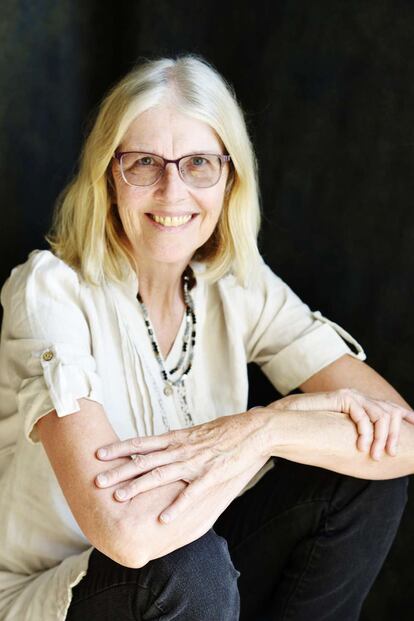 Retrato de Jane Smiley, en París en 2016.