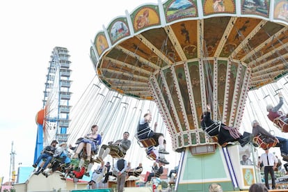 Imagen de las atracciones de la feria.