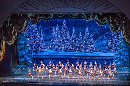 The show 'Christmas Spectacular' starring The Rockettes, a New York Christmas classic.