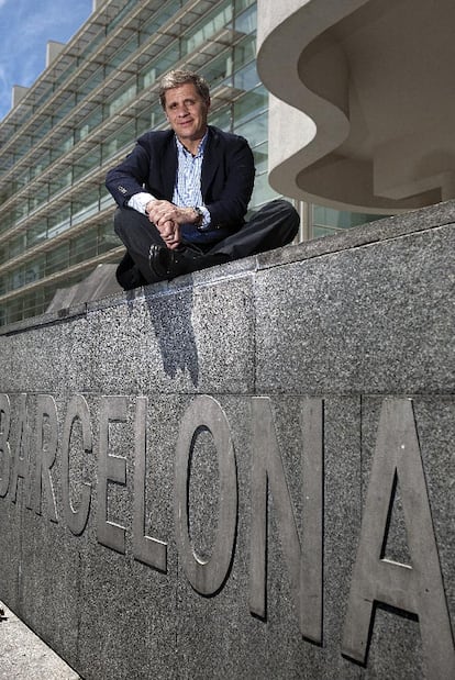 Alberto Fernández Díaz, ayer ante el Macba.