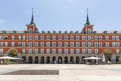 Fachada del hotel Pestana Plaza Mayor, en Madrid.