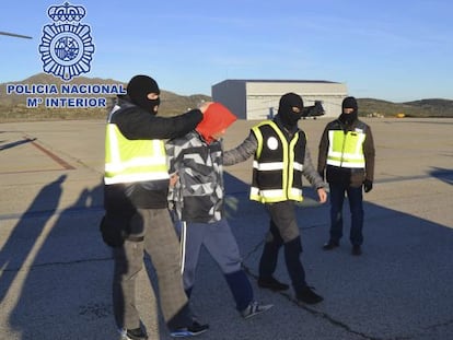 Uno de los detenidos en enero de 2015, en una foto difundida por la policía.