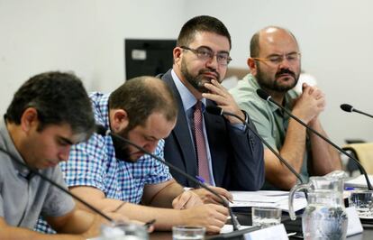 El Concejal de Hacienda del Ayuntamiento de Madrid, Carlos Sanchez Matos, comparecía hoy en la comisión de economía del Consistorio.