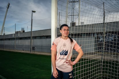 María Méndez, el pasado martes en la Ciudad del Fútbol de Las Rozas (Comunidad de Madrid).