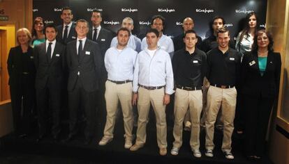 The new standardized uniforms for employees of El Corte Ingl&eacute;s.