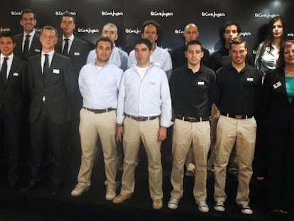 The new standardized uniforms for employees of El Corte Ingl&eacute;s.