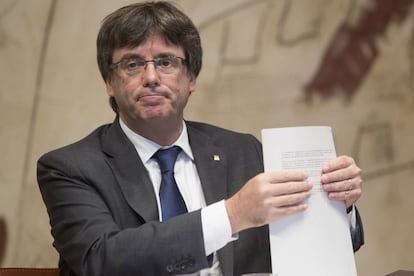 Catalan Premier Carles Puigdemont.