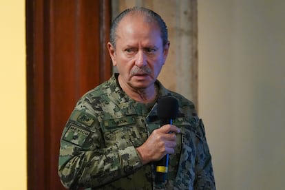 Rafael Ojeda Durán en Palacio Nacional, Ciudad de México, el 16 de abril de 2024.