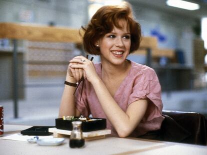 Molly Ringwald en 'El club de los cinco'.