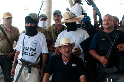 Hipólito Mora, líder de los grupos de autodefensa ciudadana de La Ruana.