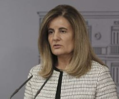 La ministra de Empleo y Seguridad Social, F&aacute;tima B&aacute;&ntilde;ez