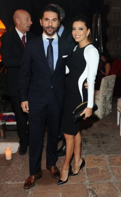 Eva Longoria y Jos&eacute; Antonio Bast&oacute;n, en un evento, el pasado 15 de noviembre.