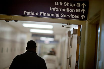 Financial services department at a hospital