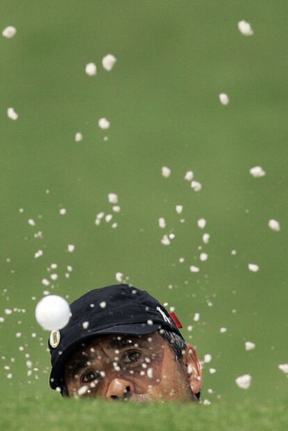 Severiano Ballesteros, durante su participaciónen el Masters de Augusta de 2007.