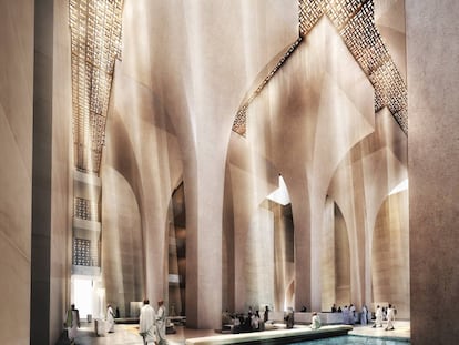 Proyecto para Hotel junto a la Gran Mezquita de La Meca de Foster+Partners.