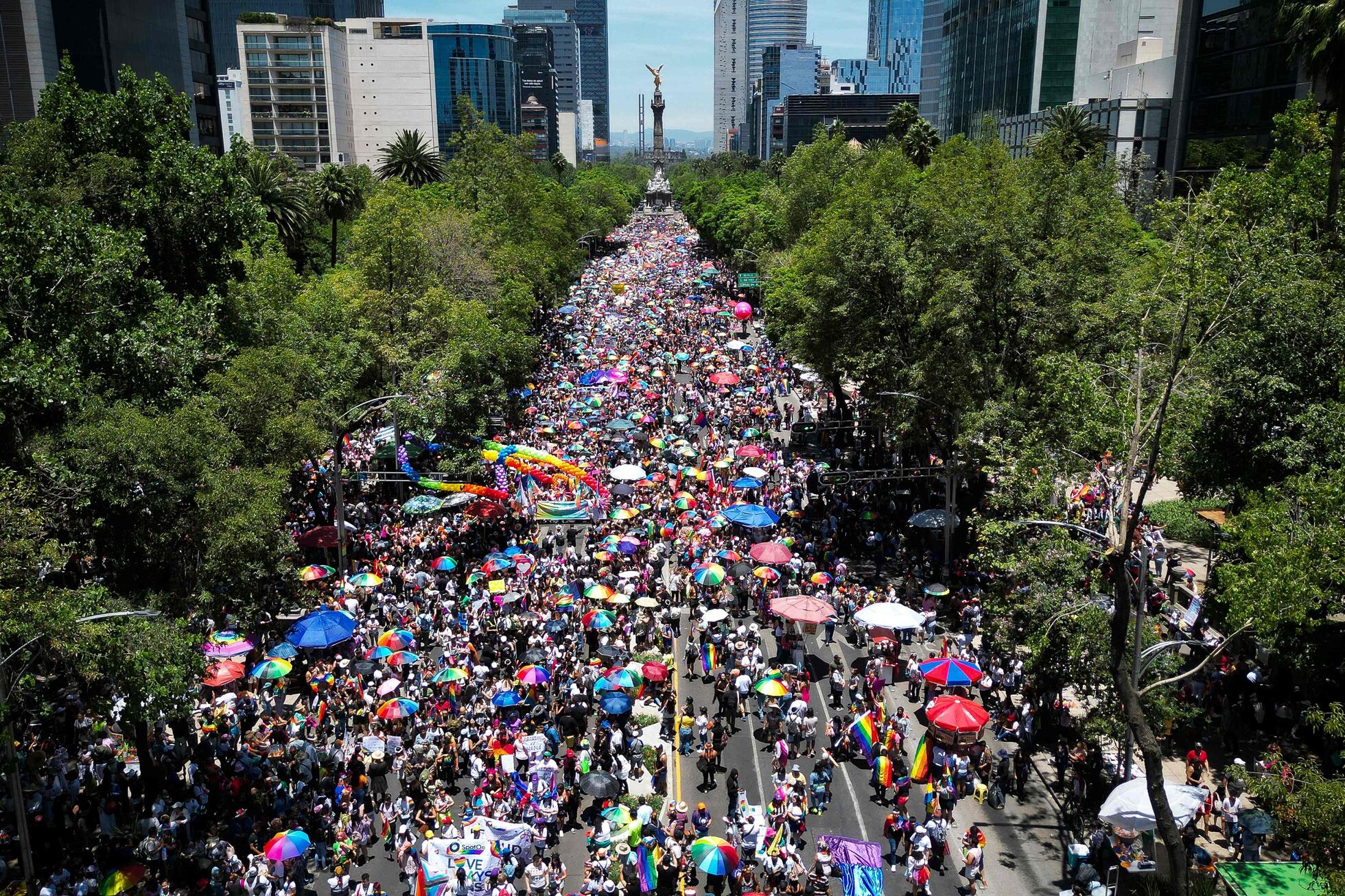 Las imágenes de la marcha por el orgullo LGBT+ en Ciudad de México ...