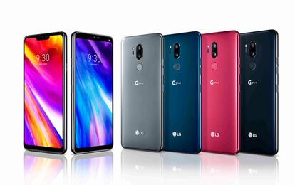 Gama de colores del nuevo LG G7 ThinQ