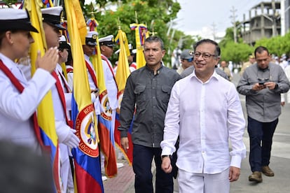 Gustavo Petro en San Andrés, Colombia