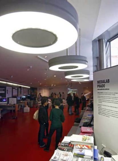 Interior de la nueva sede de MediaLab en Madrid.