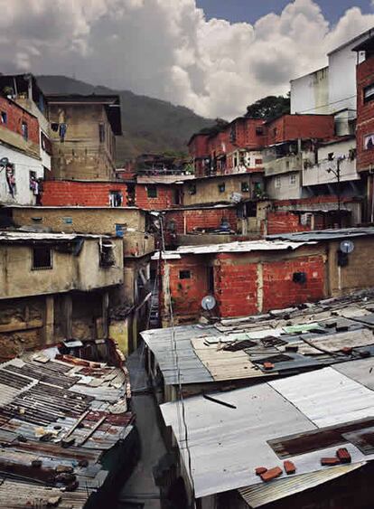 El barrio de chabolas de Sarría, en Caracas