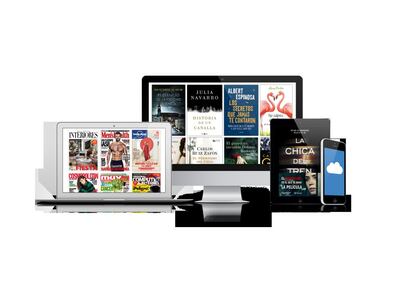 Este servicio ofrece acceso ilimitado a un amplio catálogo de libros y revistas. En total, más de 19.000 títulos de las principales editoriales y hasta 50 revistas y guías de viajes, a las que se puede acceder desde lectores de libros electrónicos, tabletas, smartphones y ordenadores. Es posible regalar suscripciones de 1, 3, 6 o 12 meses, que llegan a su destinatario con un mensaje personalizado. No incluye anuncios ni compromiso de suscripción. Tampoco precisa descargas. PVP: Desde 8,99 euros www.nubico.es