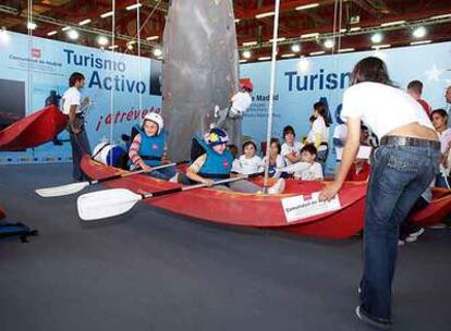 Una canoa, en la pasada edición de Expotural (este año, del 2 al 4 de noviembre).