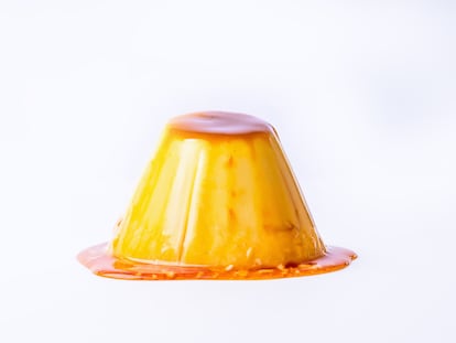 Flan de oveja caramelizado