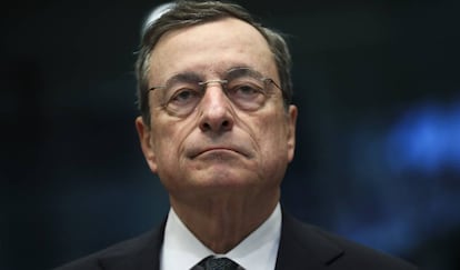 El presidente del Banco Central Europeo, Mario Draghi, en Bruselas el pasado mayo.