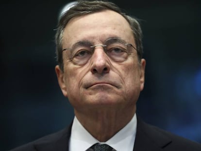 El presidente del Banco Central Europeo, Mario Draghi, en Bruselas el pasado mayo. 