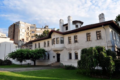 Exterior de la Residencia de la Princesa Ljubica, en la capital serbia.